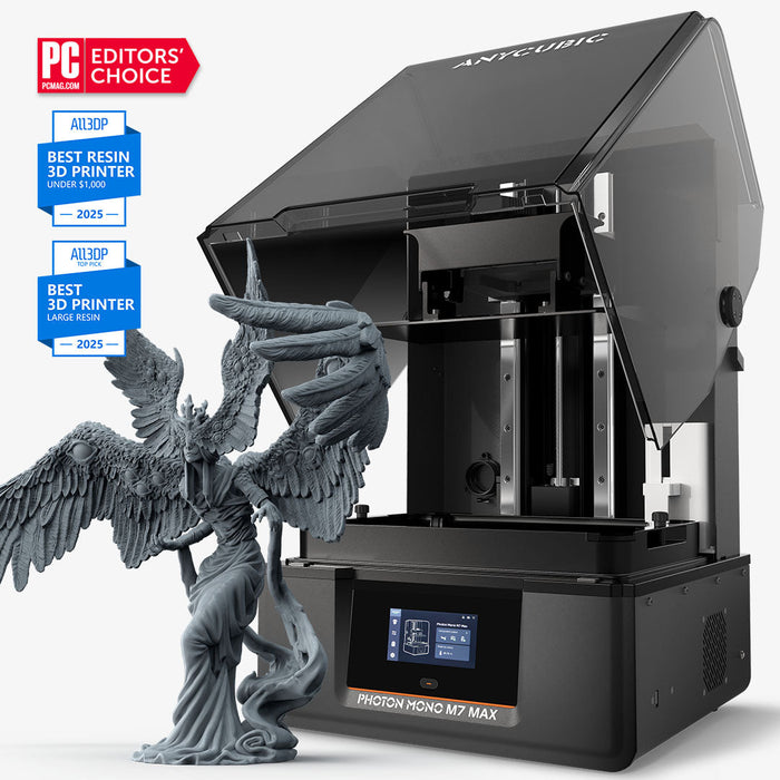 Anycubic Photon Mono M7 MAX Imprimante 3D à résine, grande imprimante à résine 7K de 13,6 pouces
