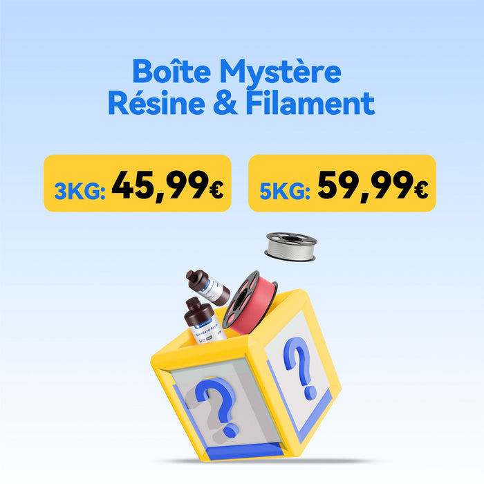 Anycubic Boîte Mystère de Résine et de Filaments